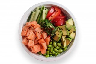 salmon poke bowl